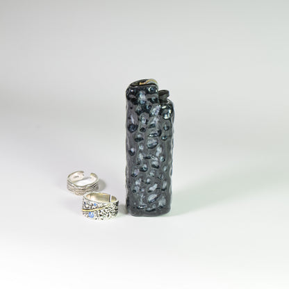 Bic J3 / Cricket lighter case  handmade Black textural effect power
