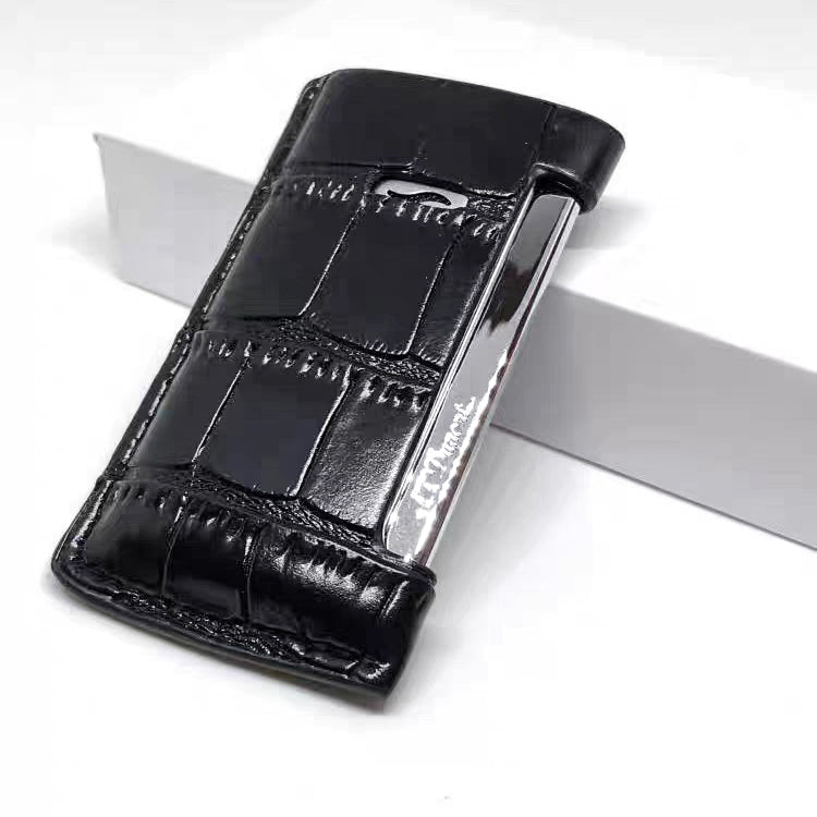 Handmade dupont Slim7 lighter  leather case Original design full grain cow leather