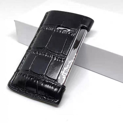 Handmade dupont Slim7 lighter  leather case Original design full grain cow leather