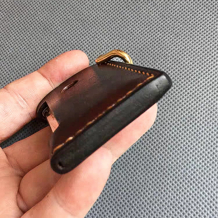 Handmade dupont Slim7 lighter  leather case Original design full grain cow leather