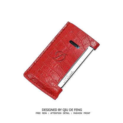 Handmade dupont Slim7 lighter  leather case Original design full grain cow leather
