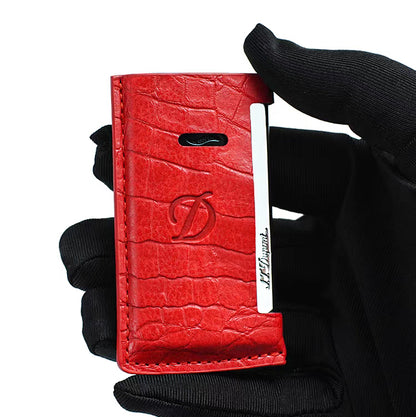 Handmade dupont Slim7 lighter  leather case Original design full grain cow leather
