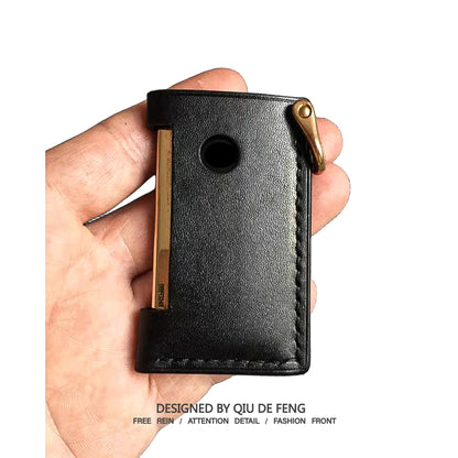 Handmade dupont Slim7 lighter  leather case Original design full grain cow leather